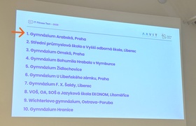 První místo v soutěži IT Fitness Test 2025